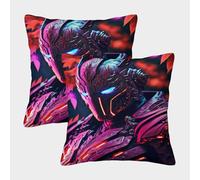 POLIUAWS Taie d'oreiller « Armée Rouge en Guerre » pour Cheveux et Peau - Plus Douce Que la Soie, Lot de 2 taies d'oreiller avec Fermeture Portefeuille, Cadeau pour Femme, 45 x 45 cm