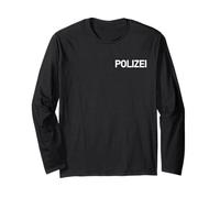 Polizei Police Allemagne Police Allemagne Application DE LA Loi Double Manche Longue