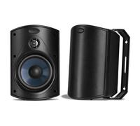 Polk Audio Enceintes extérieures Atrium 4 – 4,5" 80 W, résistantes aux intempéries, Noires