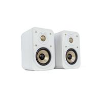 Polk Audio Signature Elite ES10 Enceintes Surround Hi-Res, Satellites Compactes, Compatibles Dolby Atmos/DTS:X (Paire) - Blanches