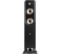Polk Audio Signature Elite ES55 Enceinte Colonne Hi-FI Haute Résolution, Compatible Dolby Atmos et DTS:X, Certifiée Hi-Res, (Pièce) - Noire