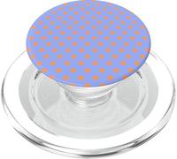 Polka Dot Pattern Lavender and Yellow Women Girls Polka Dots PopSockets PopGrip pour MagSafe