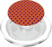 Polka Dot Pattern Lavender and Yellow Women Girls Polka Dots PopSockets PopGrip pour MagSafe