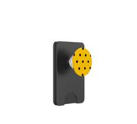 Polka Dots Fashion Modèle Beurre des Femmes Jaunes et Noires PopSockets PopWallet pour MagSafe