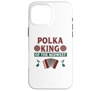 Polka King of The Midwest Sensation Festive de Noël Amusante Coque pour iPhone 16 Pro Max