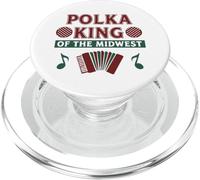 Polka King of The Midwest Sensation Festive de Noël Amusante PopSockets PopGrip pour MagSafe