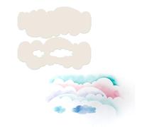 Polkadoodles Fluffy Clouds Duo Pochoir pour création de cartes, artisanat, scrapbooking, techniques mixtes