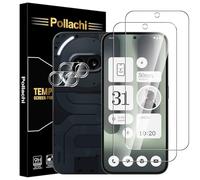 Pollachi [Lot de 2+2 Verre Trempé pour Nothing Phone (2a)/(2a Plus,2 Pièces Ecran Trempé Protection et 2 Pièces Caméra Arrière Protecteur,Dureté 9H,Anti - Rayures,Hd Transparent