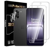 Pollachi(Lot de 2+2 Verre Trempé pour OnePlus Nord CE5,2 Ecran Trempé Protection + 2 Caméra Arrière Protecteur,Dureté 9H,Anti-Rayures,Vitre Protecteur d'écran pour OnePlus Nord CE5