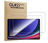 Pollachi Lot de 2 films de protection d'écran en verre trempé pour Samsung Tab S10 Ultra Dureté 9H Incassable Anti-traces de doigts Sans bulles