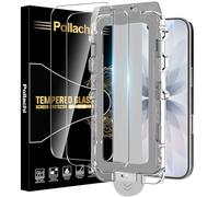 Pollachi [Lot de 2 Verre Trempé pour iPhone 17 Protection Film+Positionneur Automatique de Dépoussiérage,iPhone 17 Téléphone Accessoires de Protection,Elimination 30s