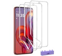 Pollachi Lot de 3 Protecteur D'écran pour Motorola Moto Edge 60 Neo,Film D'hydrogel,Film TPU Flexible,Auto-Cicatrisant Légères Rayure,Souple écran Protection pour Motorola Moto Edge 60 Neo