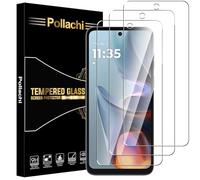 Pollachi Verre Trempé Compatible avec Motorola Moto E15/G05 Film Protection Ecran,Dureté 9H,Sans Bulles,Anti Rayures Vitre Protecteur d'écran (Lot de 3)