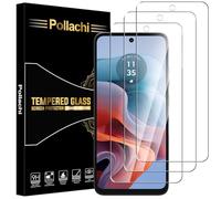 Pollachi Verre Trempé Compatible avec Motorola Moto G34 Film Protection Ecran,Dureté 9H,Sans Bulles,Anti Rayures Vitre Protecteur d'écran (Lot de 3)