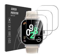 Pollachi Verre Trempé Compatible avec Redmi Watch 4 Film Protection Ecran,Dureté 9H,Sans Bulles,Anti Rayures Vitre Protecteur d'écran (Lot de 3)
