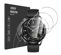 Pollachi Verre Trempé Compatible avec Xiaomi Watch S3 Film Protection Ecran,Dureté 9H,Sans Bulles,Anti Rayures Vitre Protecteur d'écran (Lot de 3)