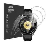 Pollachi Verre Trempé pour Huawei Watch GT6 (46mm)(Lot de 3) Film en Protection ecran,Dureté 9H,Sans Bulles,Anti Rayures Vitre Protecteur d'écran pour Huawei Watch GT6 (46mm)