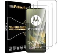 Pollachi Verre Trempé pour Motorola Moto Edge 70[Lot de 3] Film en Protection ecran,Dureté 9H,Sans Bulles,Anti Rayures Vitre Protecteur d'écran pour Motorola Moto Edge 70