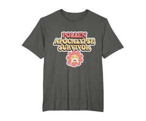 Pollen Apocalypse Survivor Funny Hay Fever Humour T-Shirt