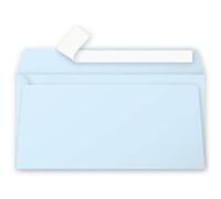 Clairefontaine Enveloppes auto-adhésives 55465C DL 11x22 cm 120 g/m² Bleu Carton 200