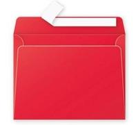 Clairefontaine Enveloppes gommées 55582C C5 16,2x22,9 cm 120 g/m² Groseille Paquet de 200