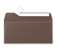 POLLEN Lot de 5 Packs de 20 Enveloppe 120g 110x220 marron taupé