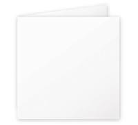 POLLEN Lot de 5 Pqts de 25 Carte 210g pliée 135x135 blanc