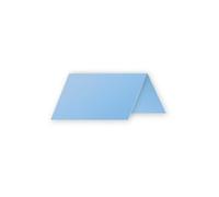 Clairefontaine 75039C - Paquet de 25 Marque-Places - Format 8,5x8cm - 210g/m² - Coloris Bleu Lavande - Invitation Evènements et Correspondance - Gamme Pollen - Papier Premium Lisse