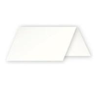 Clairefontaine 75017C - Paquet de 25 Marque-Places - Format 8,5x8cm - 210g/m² - Coloris Ivoire - Invitation Evènements et Correspondance - Gamme Pollen - Papier Premium Lisse