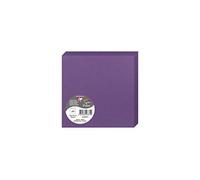 POLLEN Pqt de 25 Carte 210g pliée 135x135 violine
