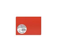 POLLEN Pqt de 25 Carte Simple 210g 110x155 rouge corail