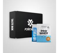 Polleo Sport Whey Sample Box - Boîte de dégustation de protéines de lactosérum | 6 sachets, avec différentes saveurs, fabriqué en Irlande | Idéal pour le fitness, le sport et un mode de vie sain