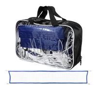 POLLETTER COLLEYBALL NET - RÉGLABLE 24 FT avec poteaux télescopiques | Construction en PVC durable, bases remplissables, installation facile, idéal pour piscines intermédiaires, comprend volleyball et