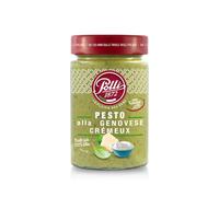 POLLI - Pesto alla Genovese crémeux | Onctueux et savoureux | Parfait pour vos plats chauds | le pot de 190g | LOT DE 4
