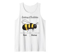 Pollinating Bee Keeper Joke Funny Anatomy of Bumblebees Débardeur