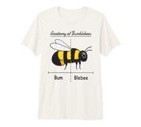 Pollinating Bee Keeper Joke Funny Anatomy of Bumblebees T-Shirt Haut de Gamme
