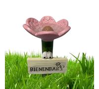 Pollinator Watering Station | Flower-Shaped Feeder Bowl | | for Beekeeping Birds Hives Hummingbird Keeping Outdoors Outside Butterfly