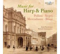 Pollini/Negri/Mercadante/Rossi: Music for Harp & Piano by Francesco Pollini [CD]