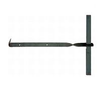 Pollmann Ferrures de construction ancrage de poutre/ancrage à pignon forgées avec rail torsadé, galvanisé à chaud