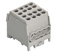 Pollmann HLAK 25-1/6 M2 Borne de dérivation Gris, Connecteur Electrique