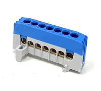 Pollmann N7-F2 Null Conductor Terminal 7 broches Bleu