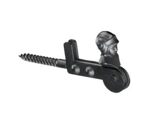 Pollmann POLLMANN Arrêt de volet avec butée DIN gauche-droite fer, galvanisé clair Quantité:1