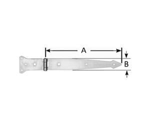 Pollmann POLLMANN Suspension de chantier lourde, 600 mm, fer galvanisé clair Quantité:1