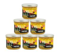 PolloPro Portion - 100% Poitrine de poulet cuite Prête à l'Emploi 25 g Protéines, Sans Conservateurs, Snack Repas Protéiné Curcuma et Gingembre, Muà Fitness - pack de 6 X 100 g