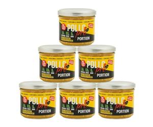 PolloPro Portion - 100% Poitrine de poulet cuite Prête à l'Emploi 25 g Protéines, Sans Conservateurs, Snack Repas Protéiné Curcuma et Gingembre, Muà Fitness - pack de 6 X 100 g