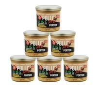 PolloPro Portion Naturelle - 100% Poitrine de poulet cuite Prête à l'Emploi 25 g Protéines, Sans Conservateurs, Snack Repas Protéiné, Muà Fitness Muriel Di Blasi - pack de 6 X 100 g