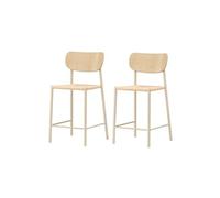 Chaise de Bar Design "Polly" 101cm Beige