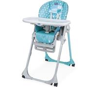 Polly Easy Chaise Haute - CHICCO - Tucano - réglable - Bébé - Bleu