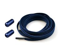 Polly Online Lacets élastiques sans nœud avec boucles en métal Taille unique pour toutes les chaussures pour adultes et enfants (bleu marine)