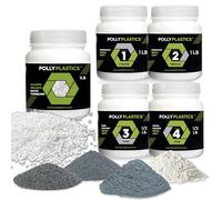 Polly Plastics Rock Tumbler Kit de granulométrie et remplissage en plastique dans des sacs refermables robustes